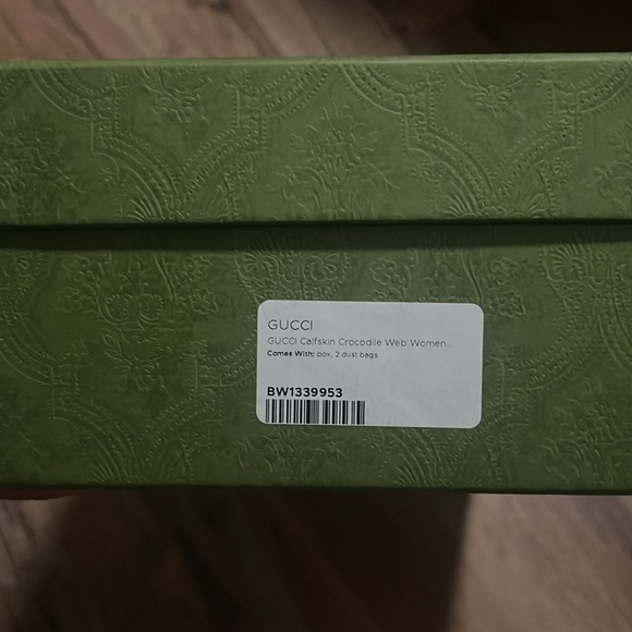 Gucci Blanco Verde Ace Sneakers Almost NEW - Picture 11 of 12